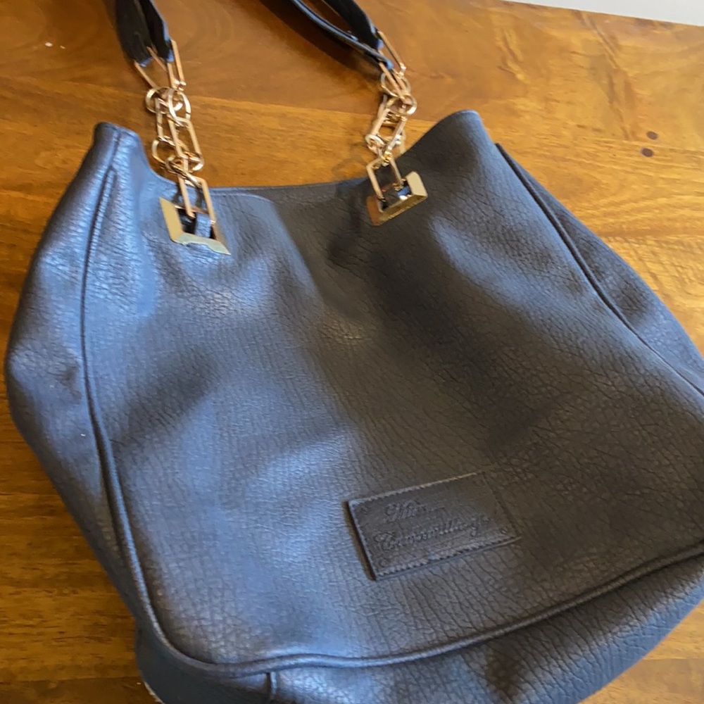 Italian leather satchel